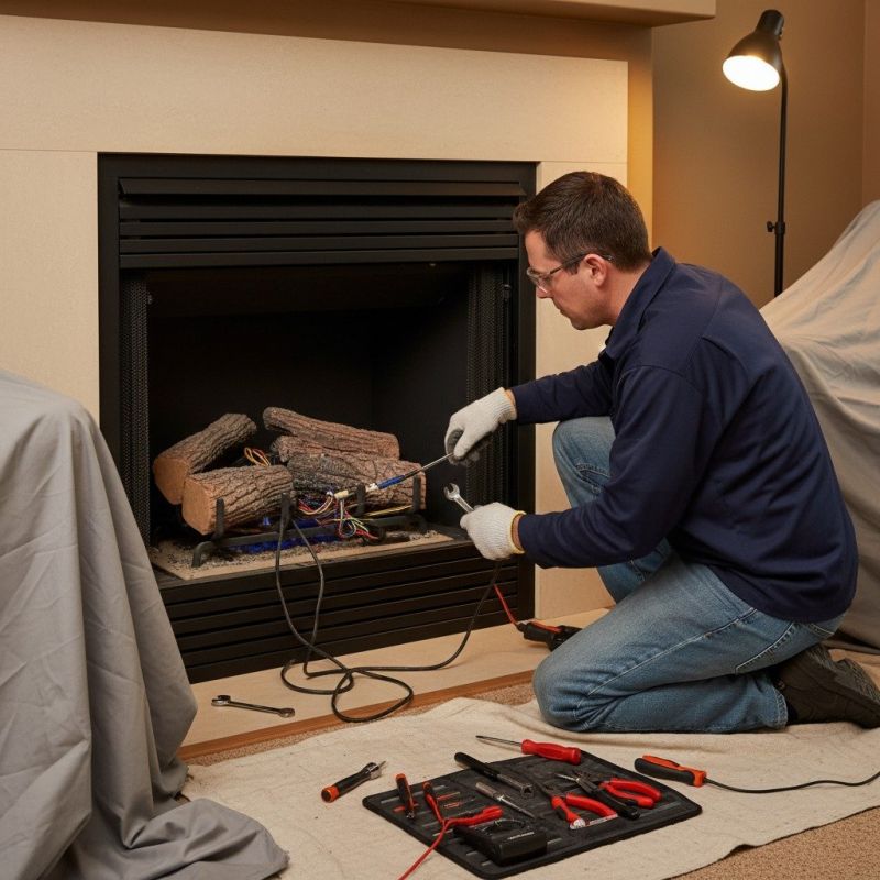 Gas Log Fireplace Repair