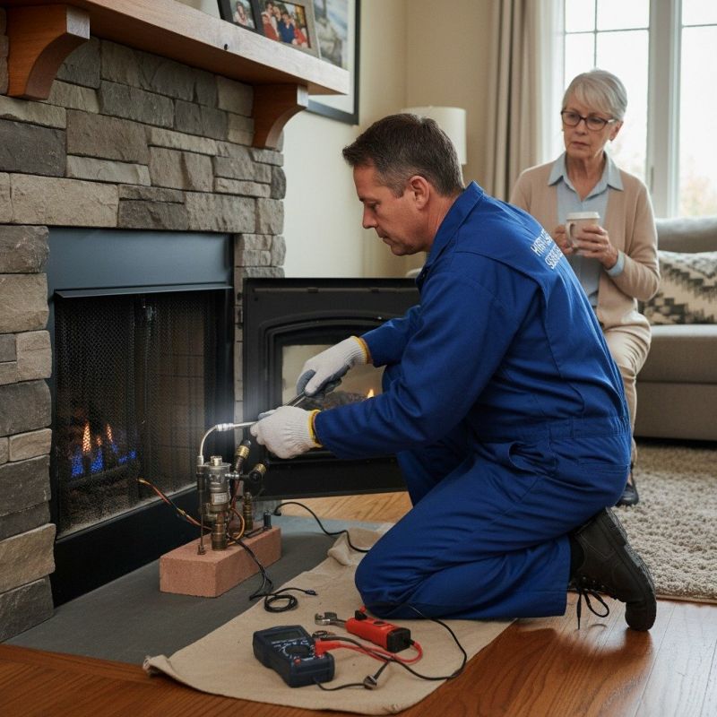 Gas Log Fireplace Repair