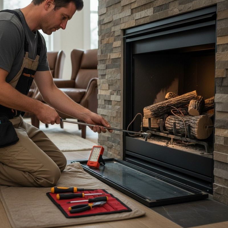 Gas Log Fireplace Repair