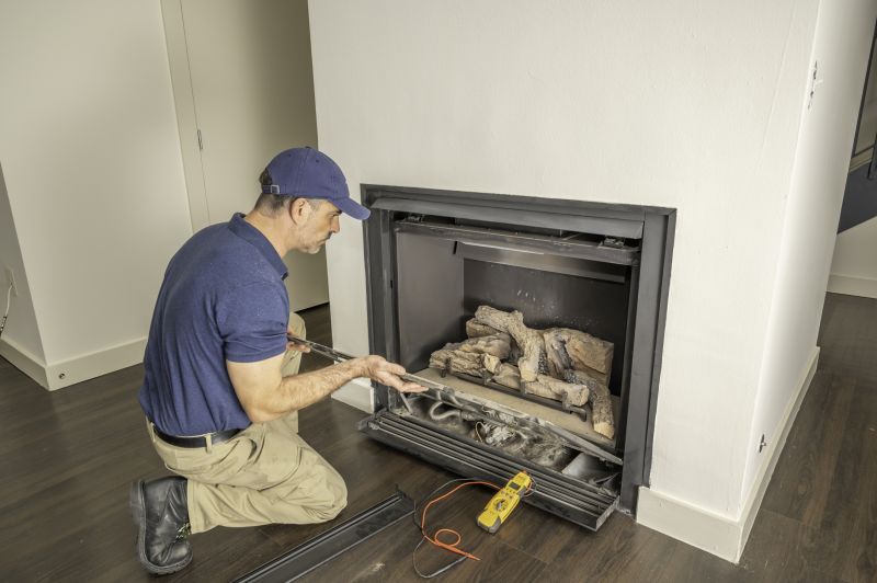 Gas Log Fireplace Installation